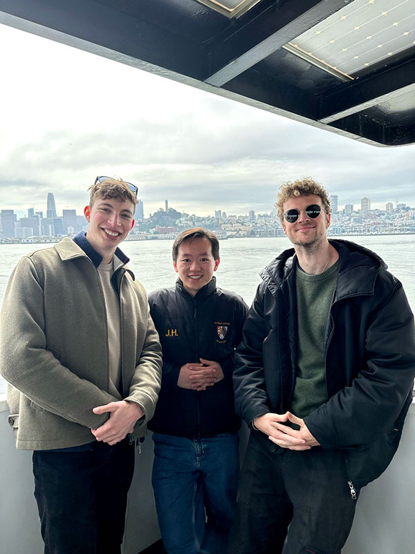 The Co-founders and CEO of Artificial Societies stood together