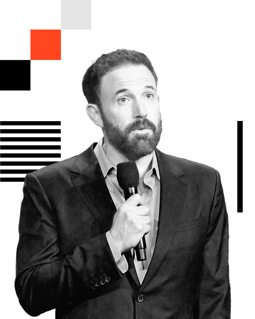 Ben Affleck speaks onstage during CinemaCon 2025 – Amazon MGM Studios Invites you to an Exclusive Presentation of its Upcoming Slate at The Colosseum at Caesars Palace during CinemaCon, the official convention of Cinema United, on April 2, 2025, in Las Vegas, Nevada. (Design by Founded; Photo by Jerod Harris/Getty Images for CinemaCon)