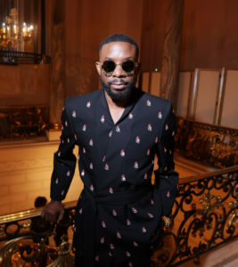 John Imah posing for a photo during the BoF500 Gala at Paris Fashion Week on October 04, 2025