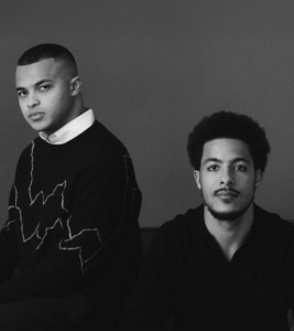 Black and white image of Posh co-founders Avante Price and Eli Taylor-Lemire